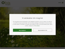 Tablet Screenshot of oliviahemtjanst.se